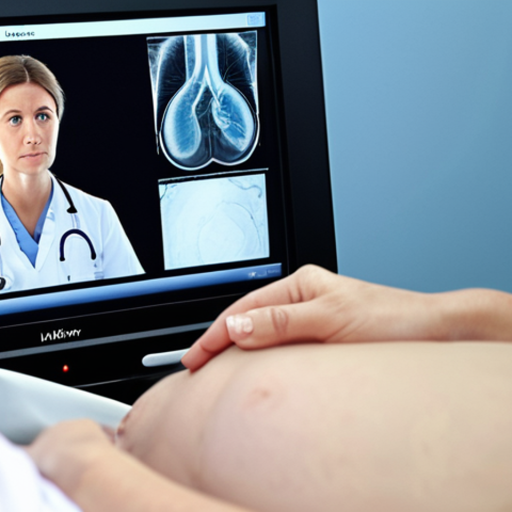 임신 중 초음파에서 확인 가능한 이상 신호 - Ultrasound Scan - Reassurance**
"Close-up of an ultrasound image showing a baby in utero, safe for ...