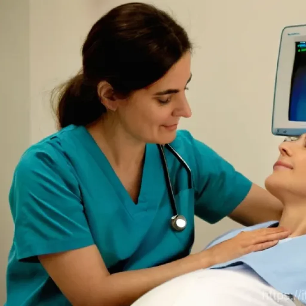 산부인과에서 시행하는 초음파 검사 종류 - **Prompt 1: The First Glimpse - Early Pregnancy Ultrasound**
    A tender and emotional scene featur...