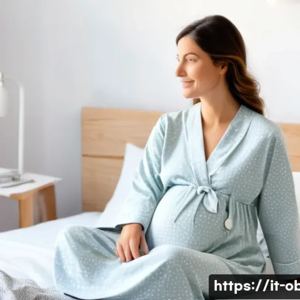 출산 준비물 리스트와 병원 체크리스트 - **A Serene Moment of Hospital Bag Preparation (Italian Style)**
    A pregnant woman in her third tr...
