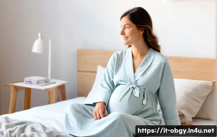 출산 준비물 리스트와 병원 체크리스트 - **A Serene Moment of Hospital Bag Preparation (Italian Style)**
A pregnant woman in her third tr...